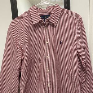 NWOT Polo Ralph Lauren sz:XL  red and white stripe